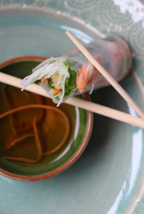 Rouleau de printemps crevette mangue - devorezmoi 08