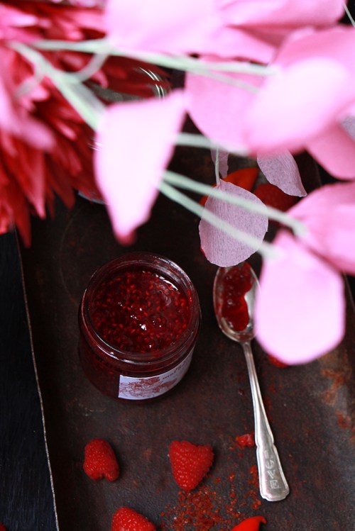 Confiture_framboises_pimentsvégétariens_devorezmoi_04