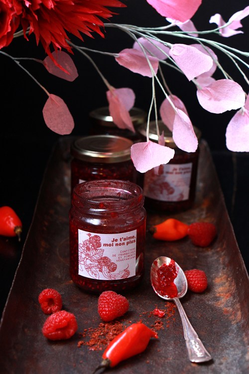 Confiture_framboises_pimentsvégétariens_devorezmoi_06